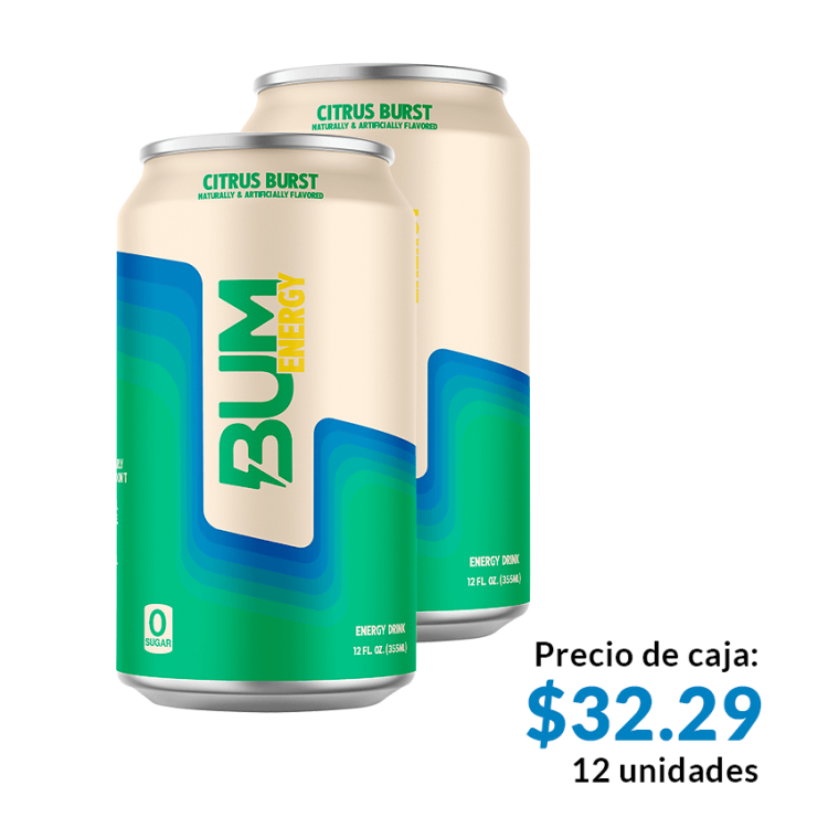 BUM Energy Drink Citrus Burst (12 fl oz)