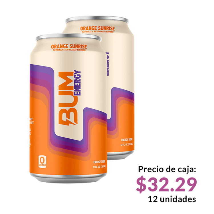 BUM Energy Drink Orange Sunrise (12 fl oz)