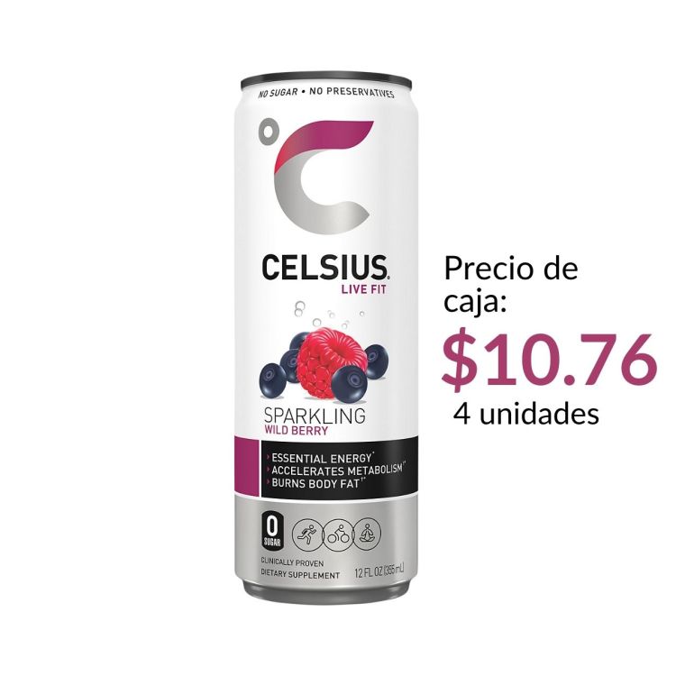 CELSIUS CELSIUS SPARKLING WILD BERRY (12 fl oz)