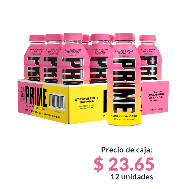 Prime Hydration Strawberry Banana (16.9 fl oz)