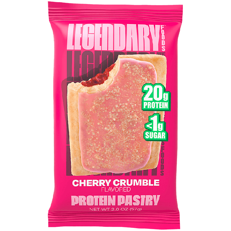 Protein Pastry Cherry Crumble (1 pastry)