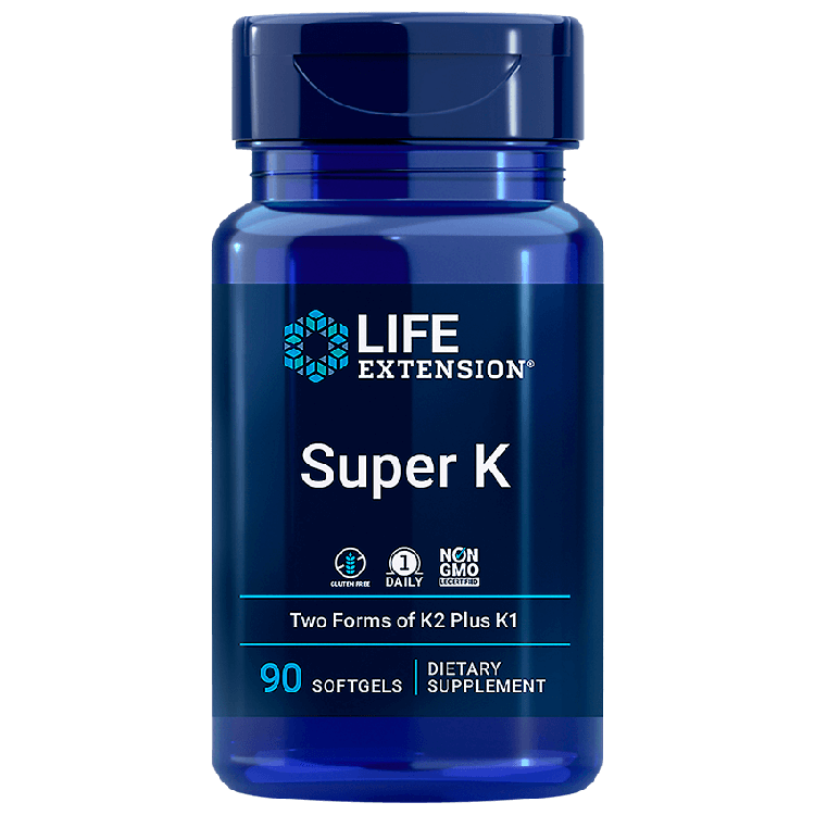 LIFE EXTENSION SUPER K W/AD VIT K2 COMPLEX (90 soft)